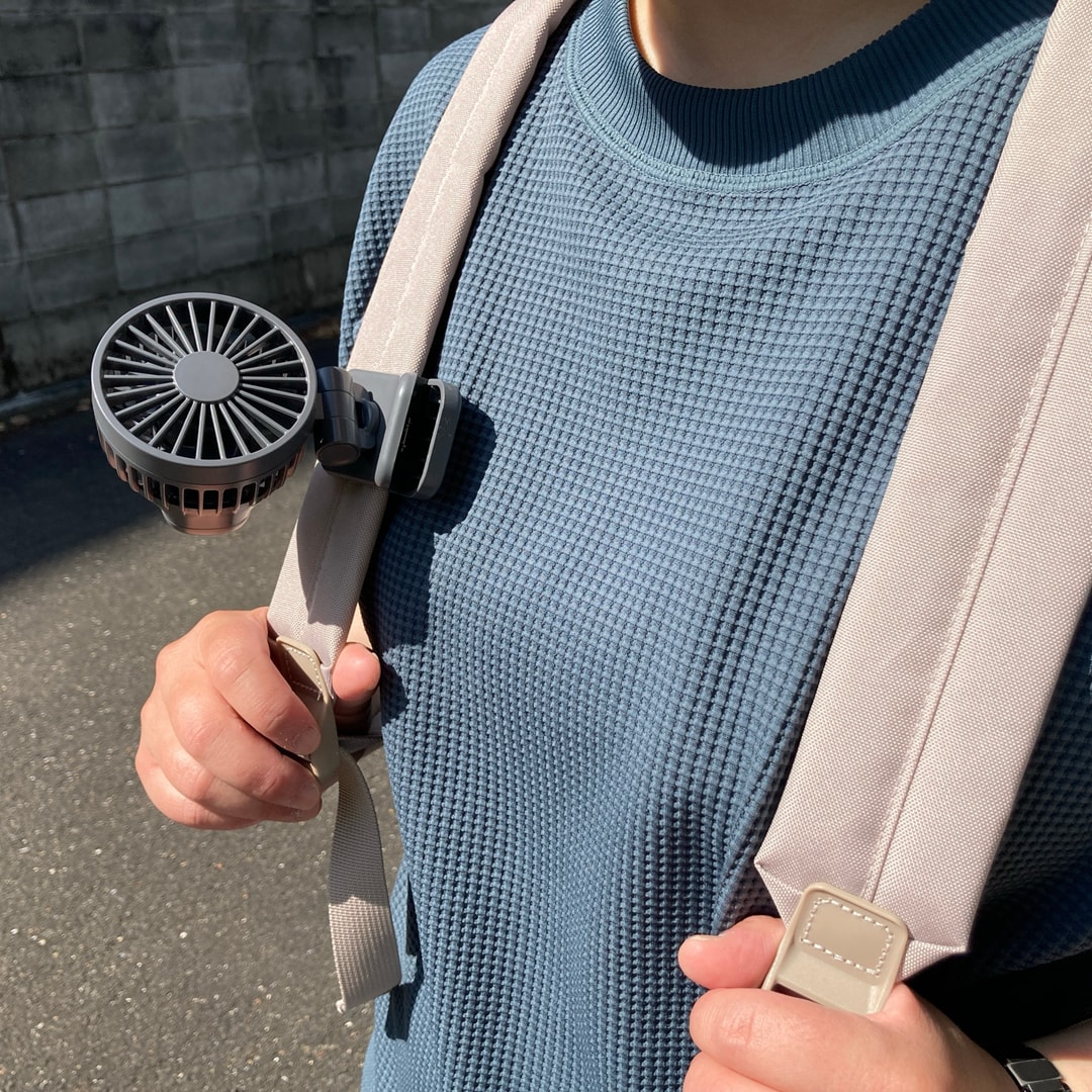 【イオンモール京都五条】はさんで、置いて、風を届ける。｜クリップファン