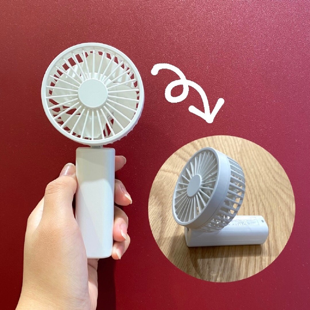 【イオンモール桑名】夏に大活躍、コンパクトなハンディファン。