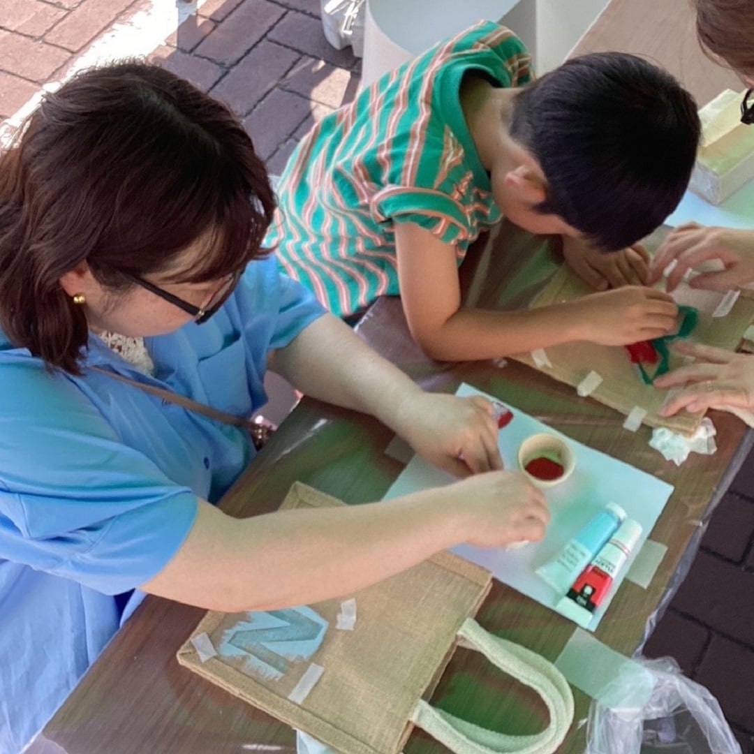 【エスパル福島】7月6日ナツフェスinえきまえ2025　ステンシルでオリジナルバッグを作るワークショップ｜イベントレポート