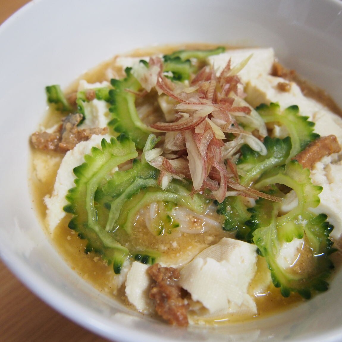 冷や汁ゴーヤーそうめんアレンジ①