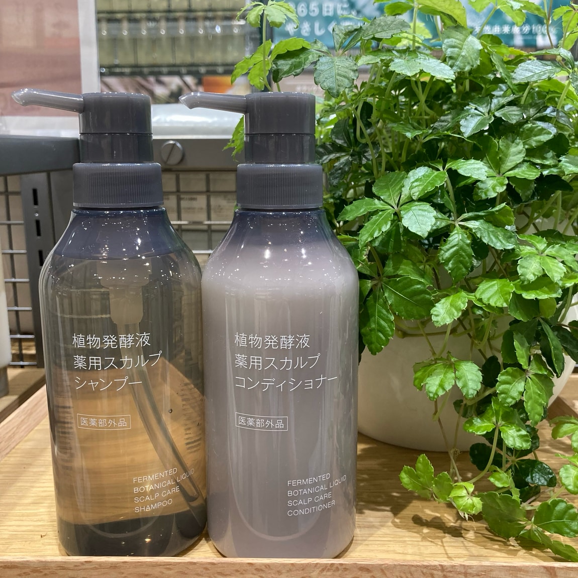 薬用スカルプシャンプーとコンディショナー