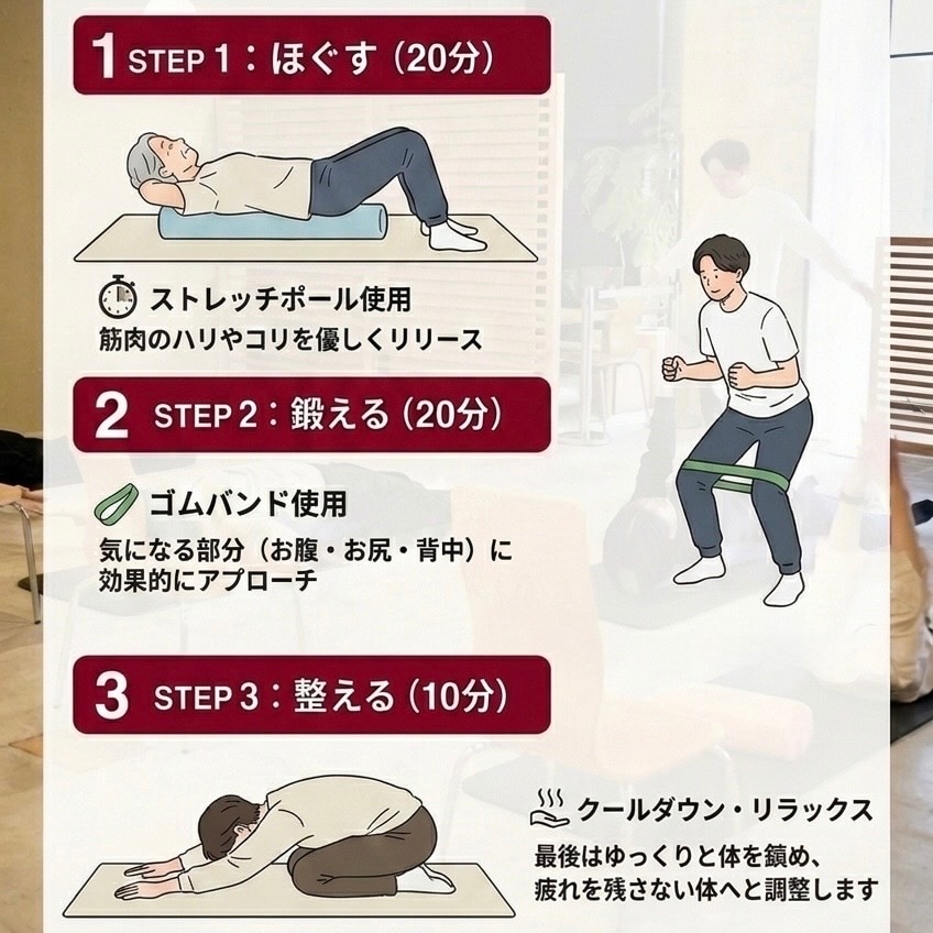 【シエスタハコダテ】しゅんトレ50　〜50分でカラダを整える、毎日の習慣トレーニング〜_5GIuG2