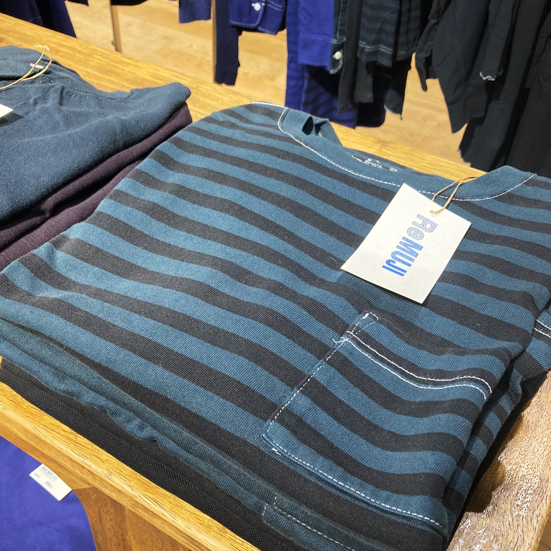 【マルエイガレリア】染め直して生まれ変わった服、ReMUJIのお取り扱いが始まりました。