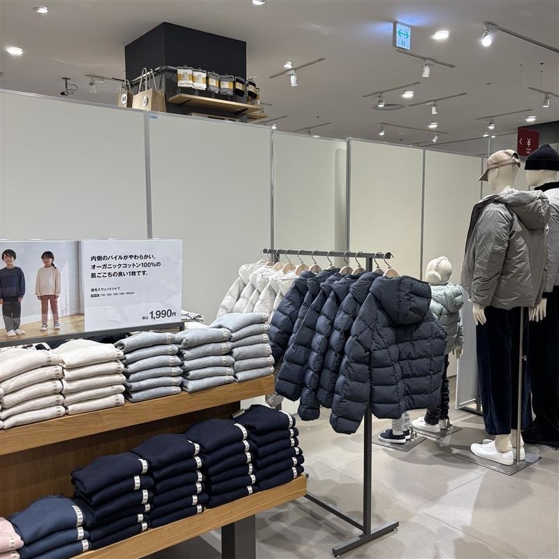 子供服売り場の写真