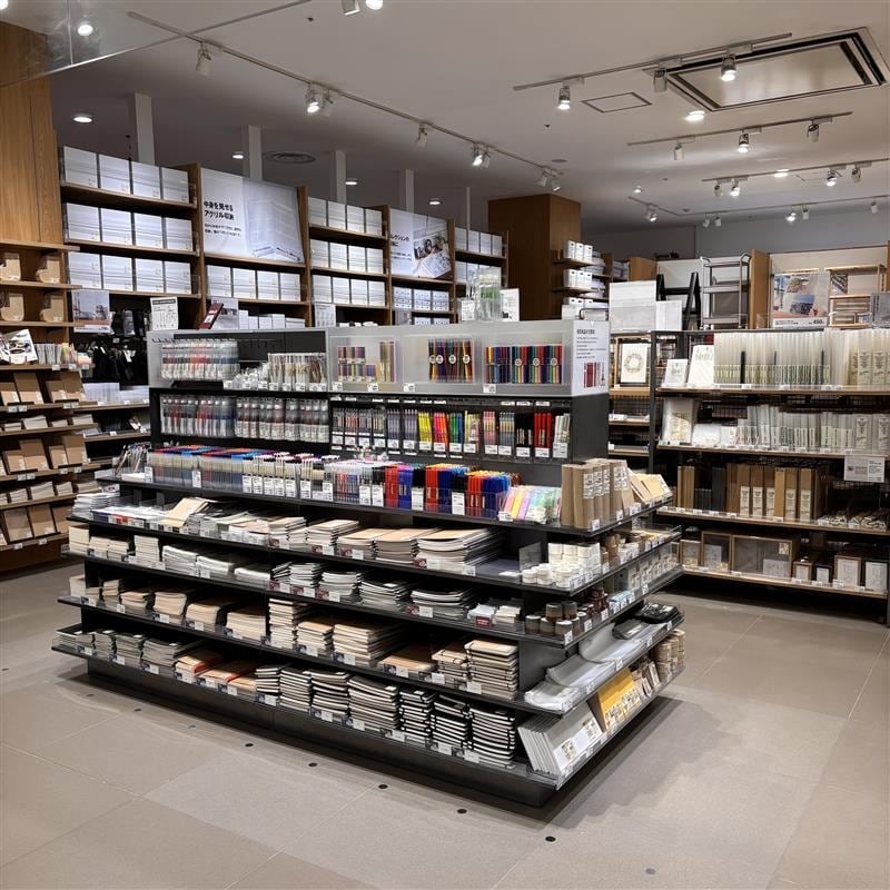 ステーショナリー売場の画像