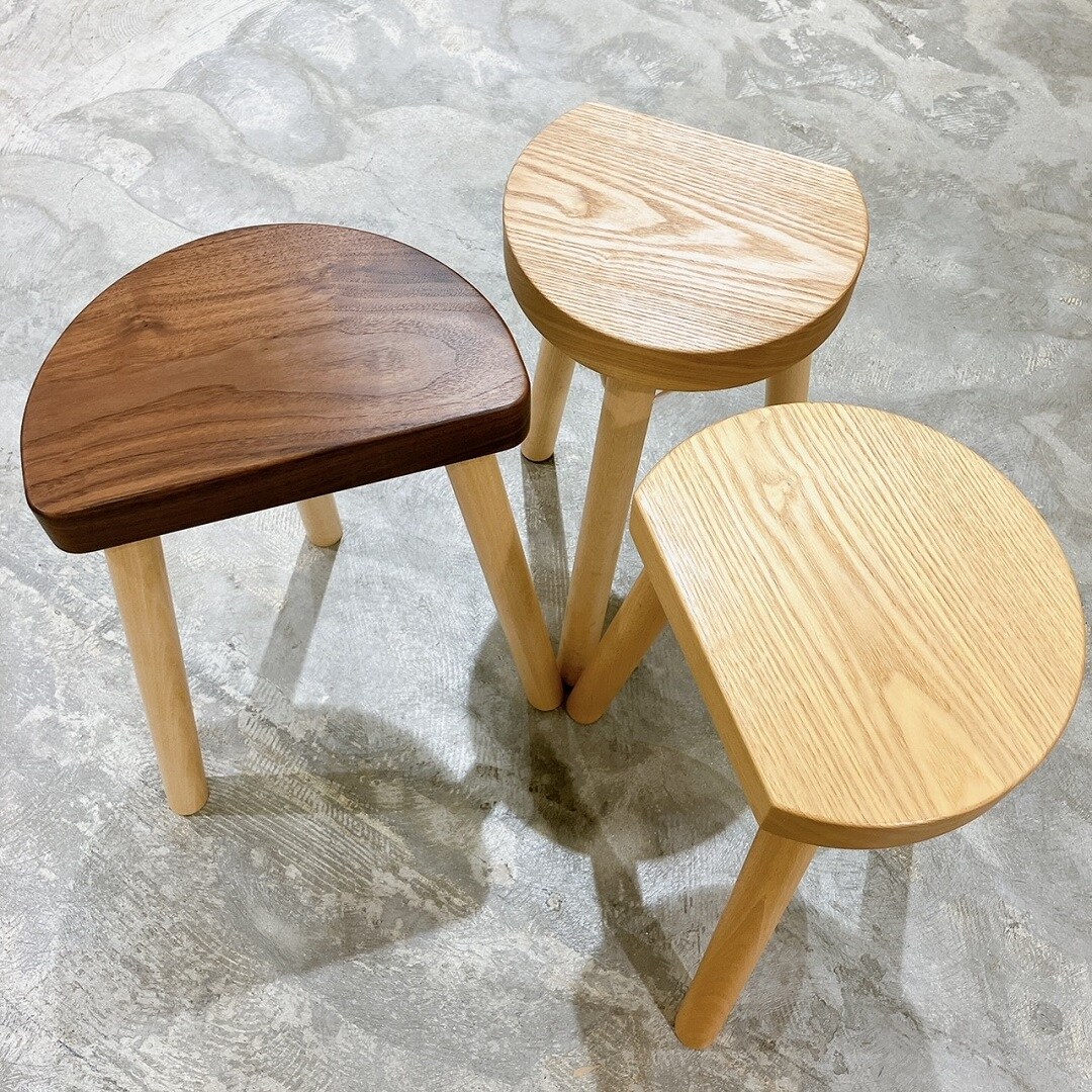 神戸阪急】7/20(土)開催。-『自分だけの3本脚スツールをつくろう