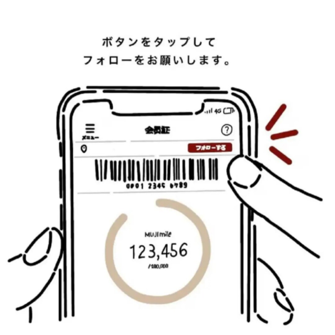 フォロー画像