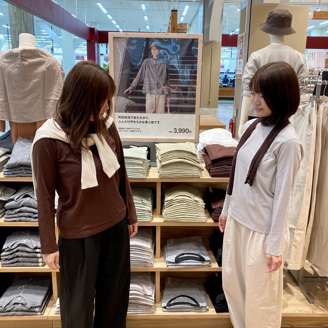 天竺編みクルーネック長袖Tシャツ_a5KN9R