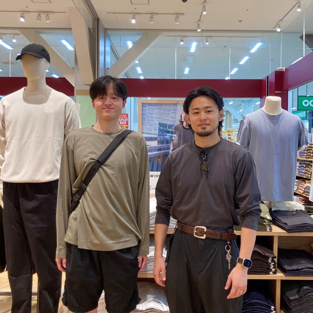 天竺編みクルーネック長袖Tシャツ_jXa7Wp