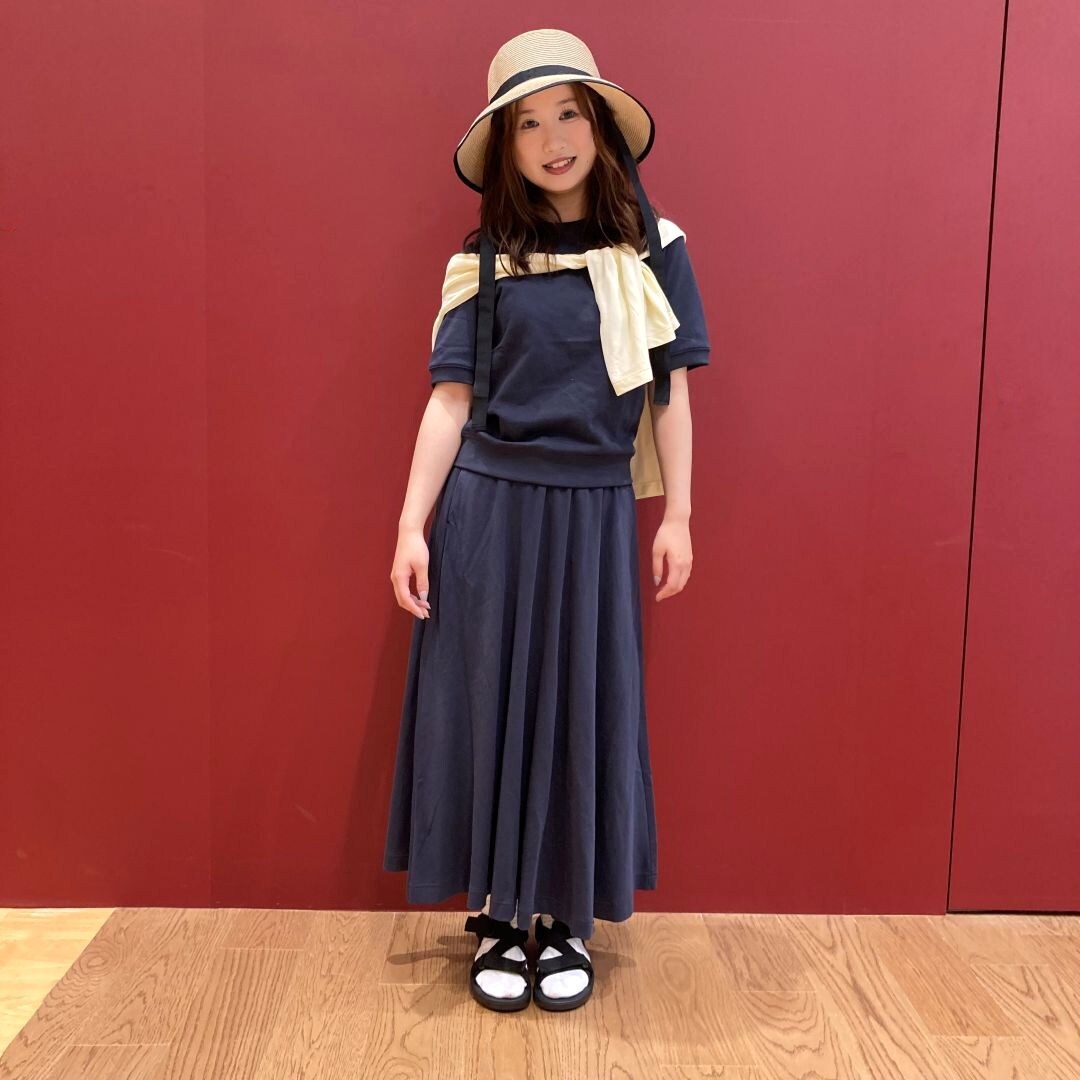 【イオンモール直方】スタッフスナップ 婦人編|4〜6月のコーデ特集_D6ZE65