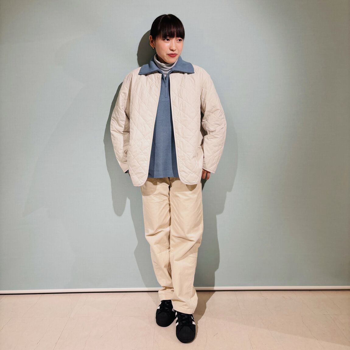 婦人キルティングジャケット
