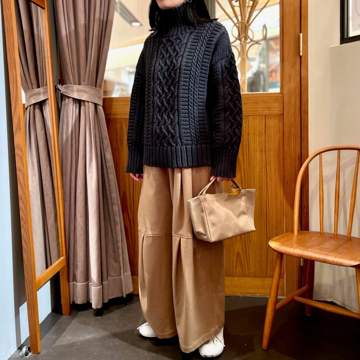 ケーブルセーター②