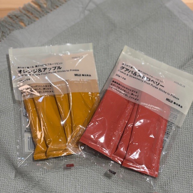 凍らせて食べる 果汁100%フルーツピュレ