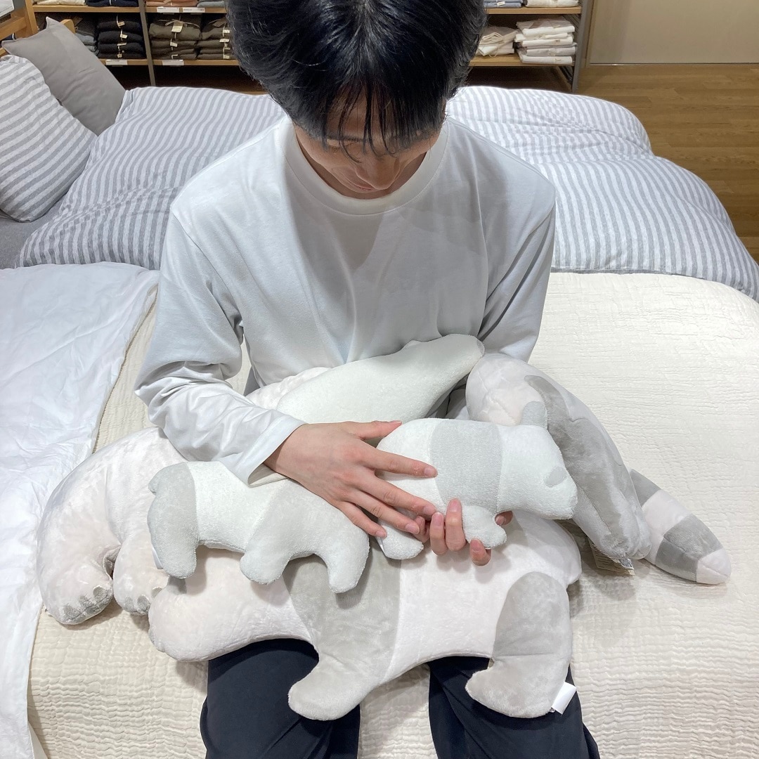 抱えてる写真