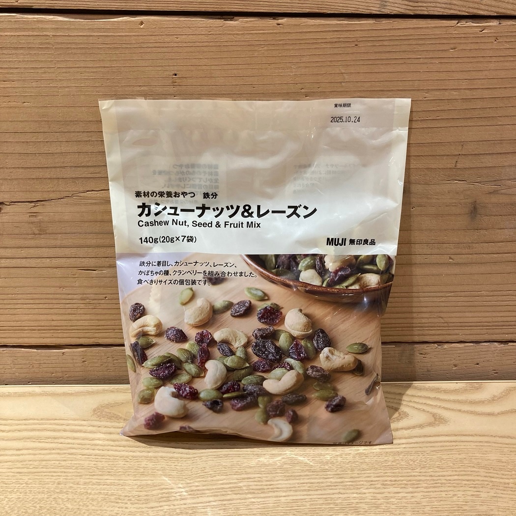 カシューナッツとレーズン