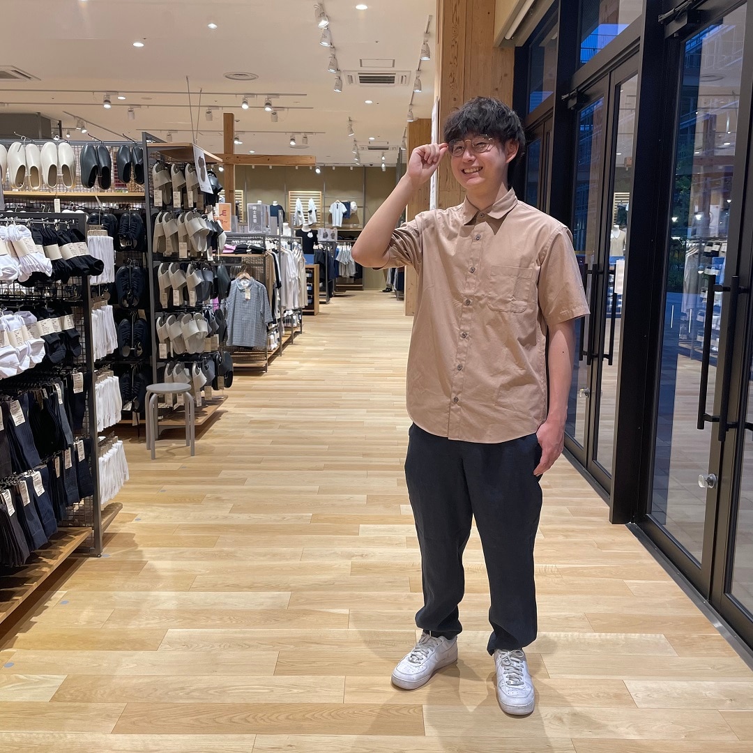 ブロード半袖コーデ全身②