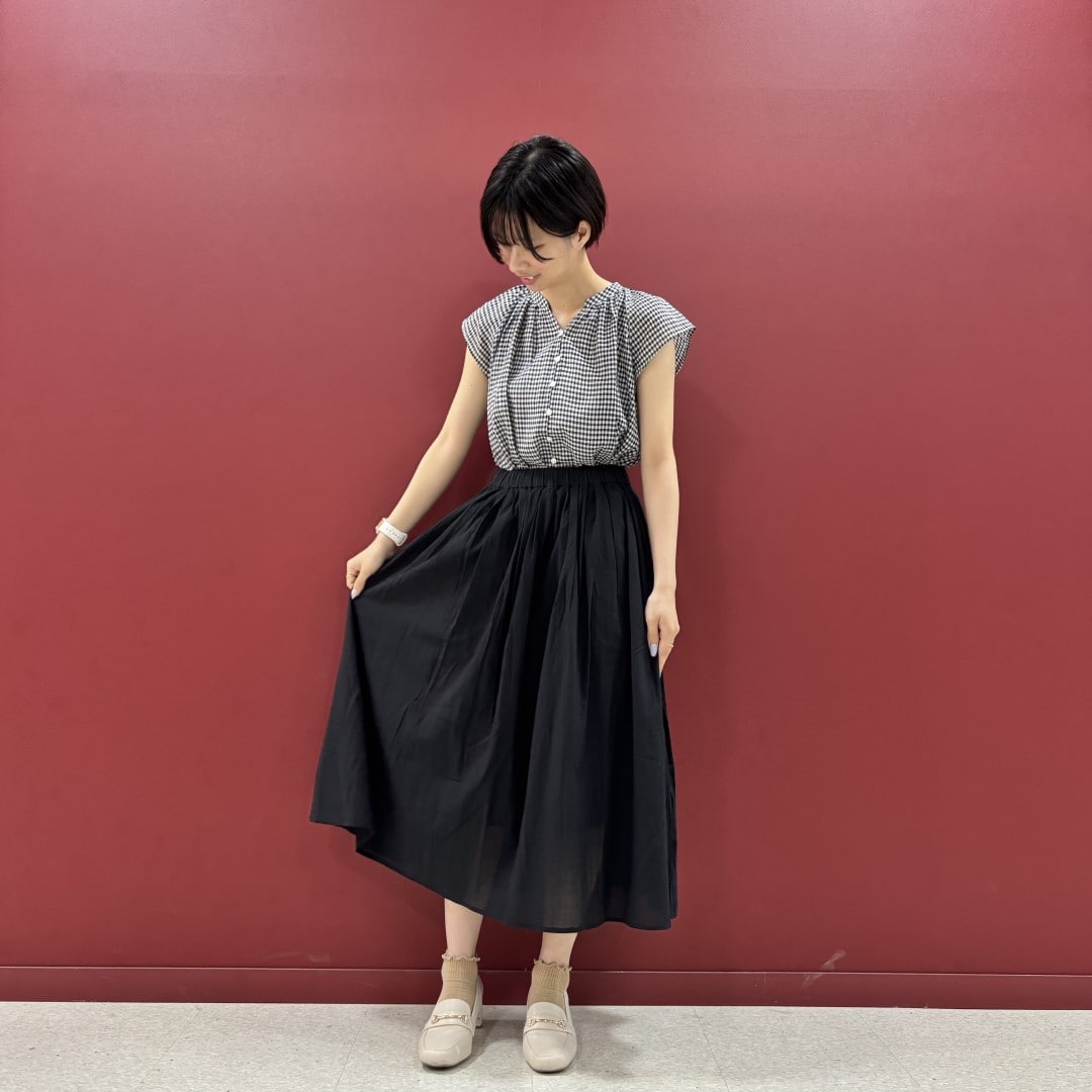 強撚ボイルスカート