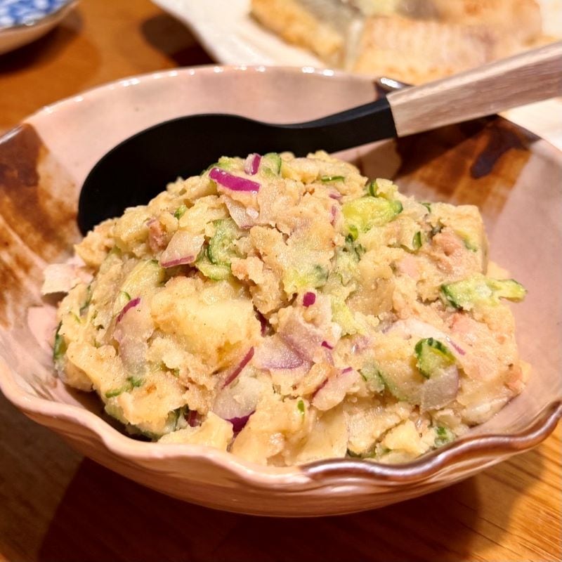 カレー風味のポテサラ