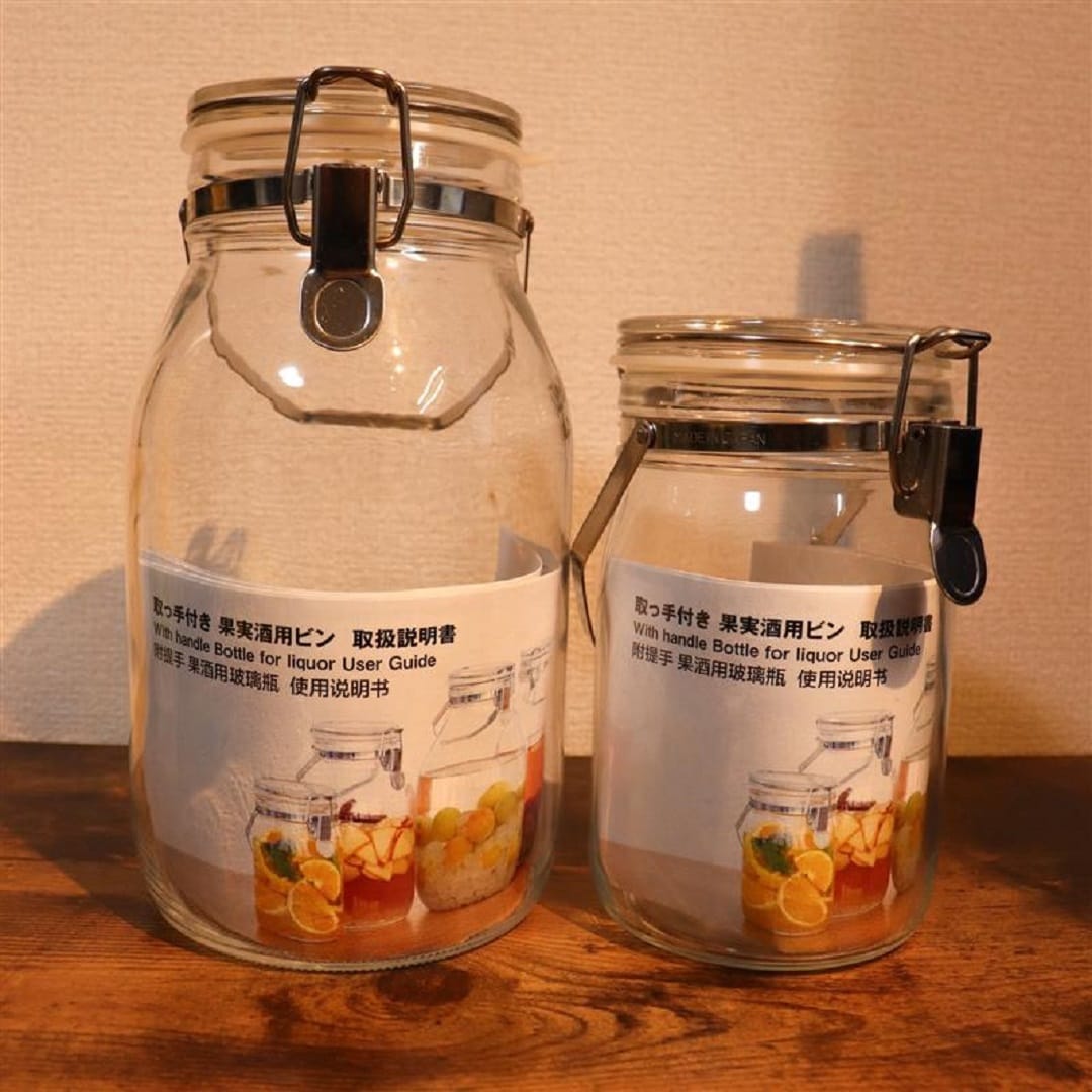 【ゆめタウン姫路】果実酒ビンで梅酒を作りました