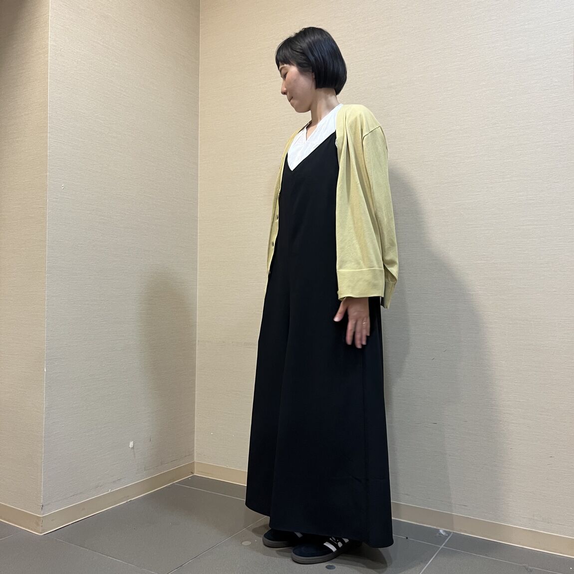 婦人 サロペット 着回し