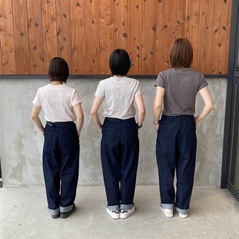 婦人　涼感汗じみしにくいクルーネック半袖Ｔシャツ⑤