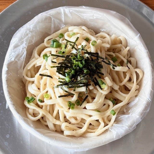 あえるだけのパスタソースでたらこうどん