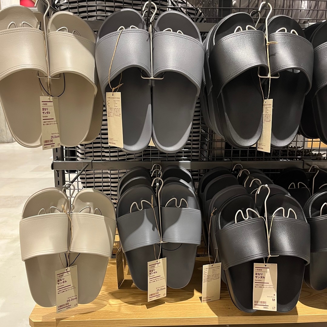 サンダル売場の写真