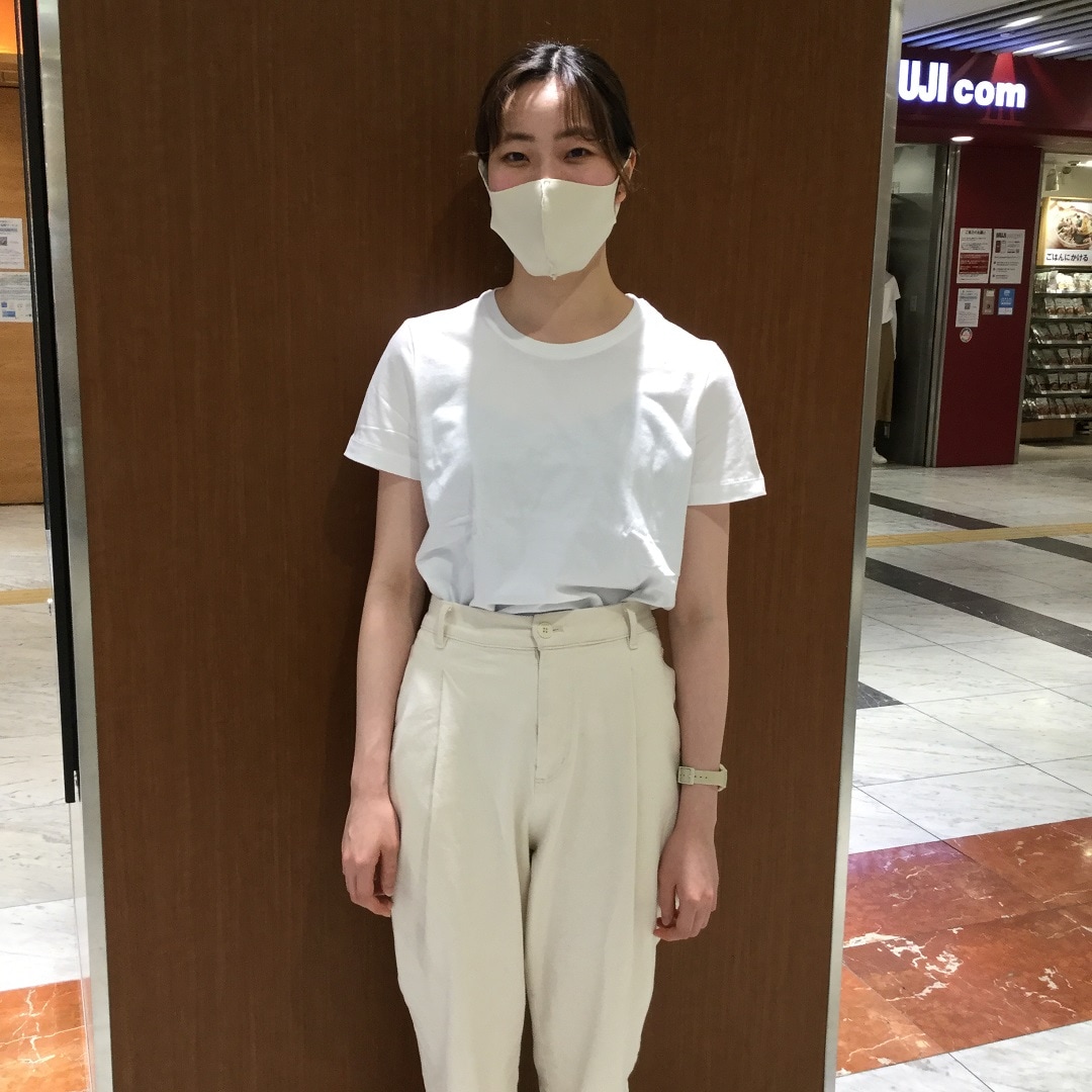 【MUJI com京都ポルタ】毎日着たい。無印良品の定番Tシャツ990円－天竺編み－