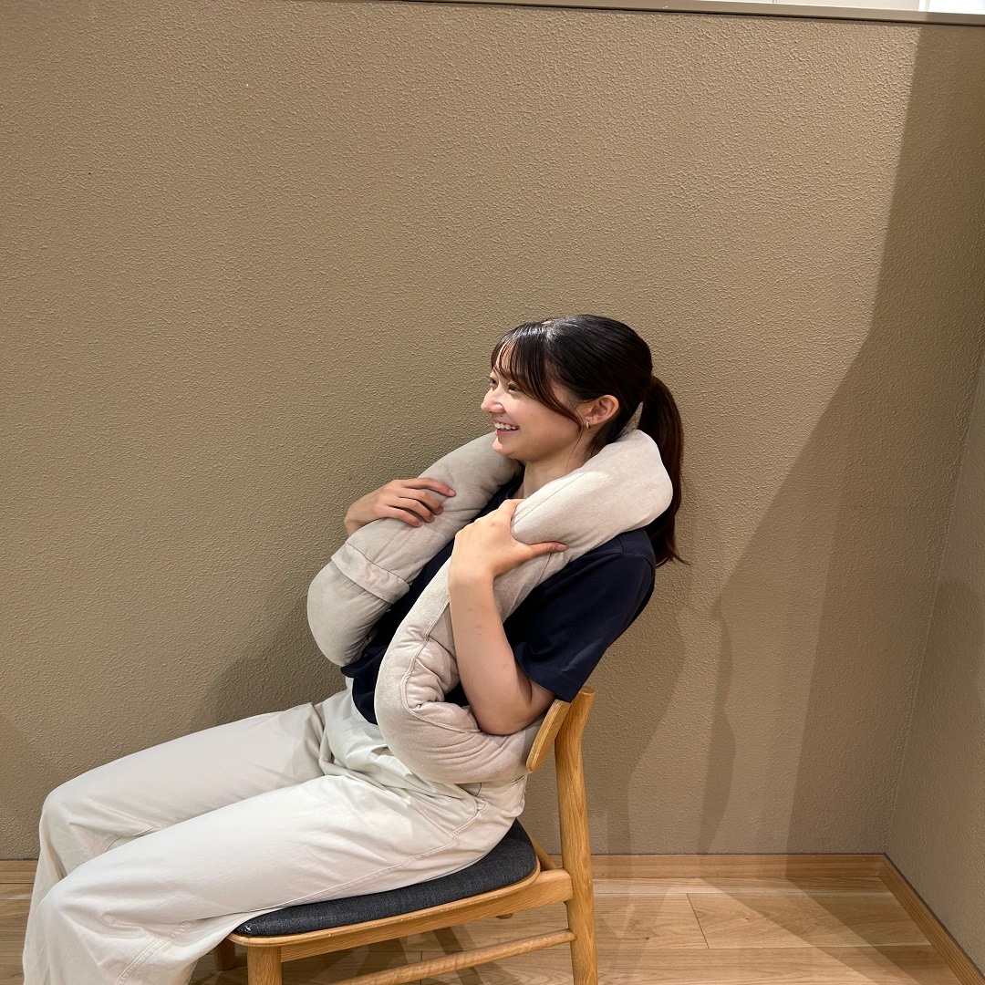 ループクッションを使用している人