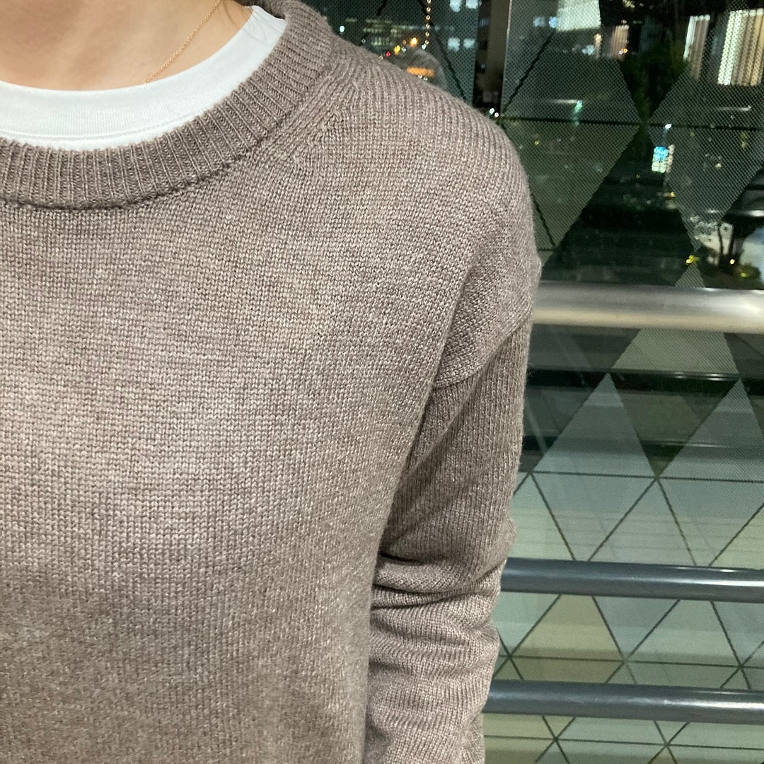セーターのアップの写真