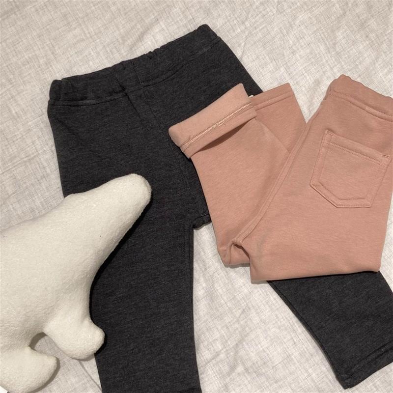 ベビーおなかすっぽりストレッチ裏フリースパンツ