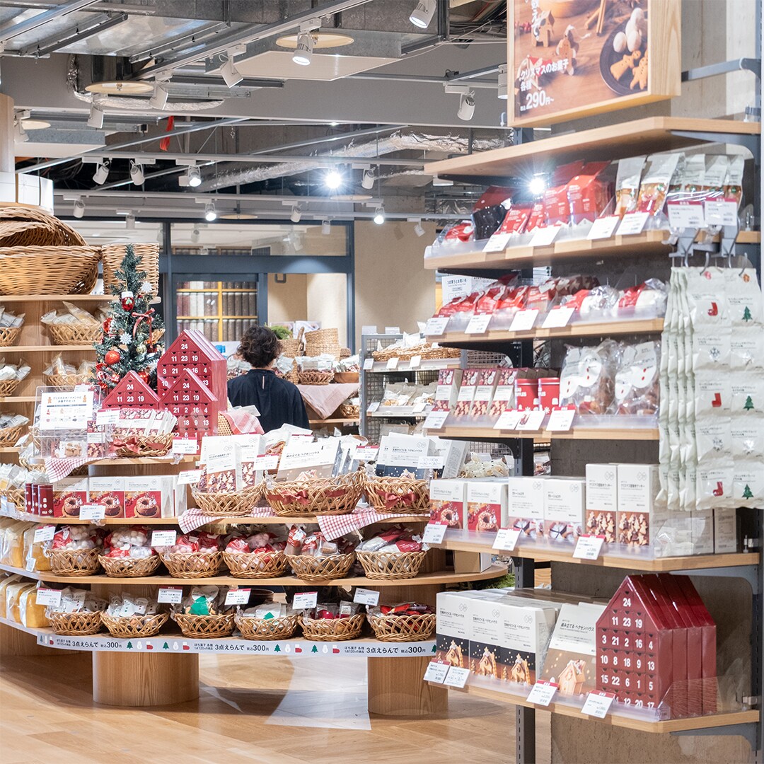 食品売場クリスマス仕様