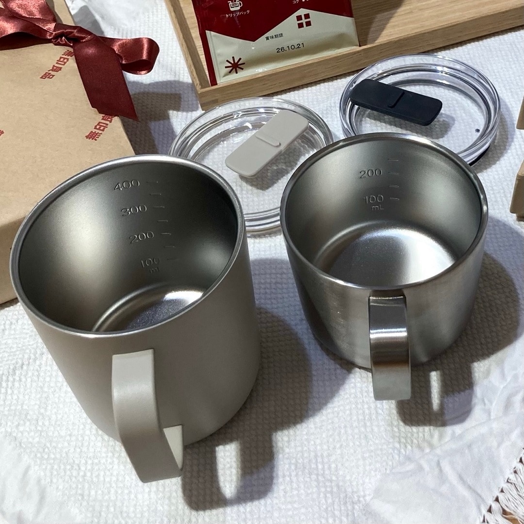 マグカップ　目盛りの写真