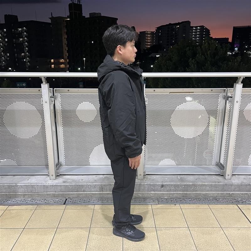 全身コーデ側面