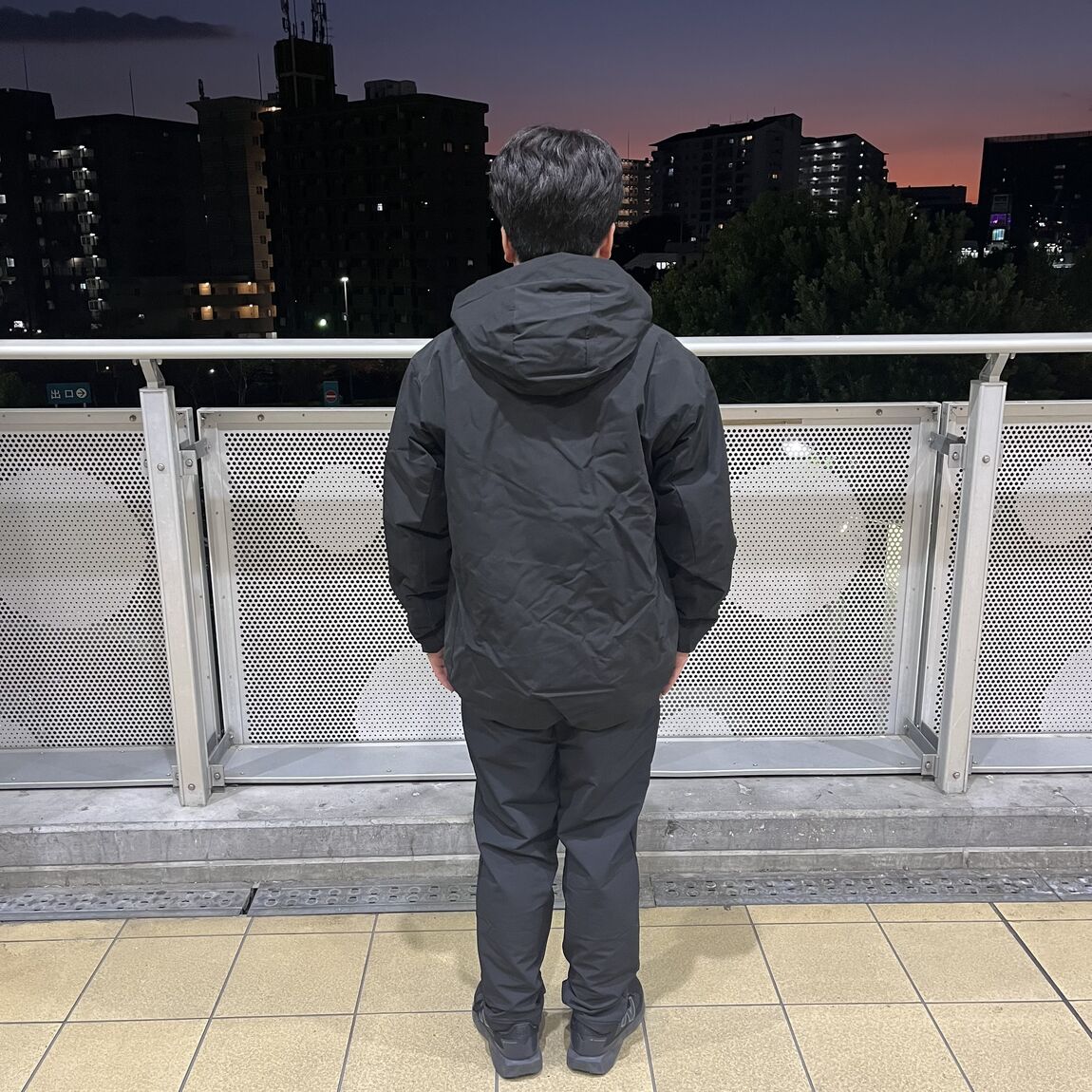 全身コーデ後面