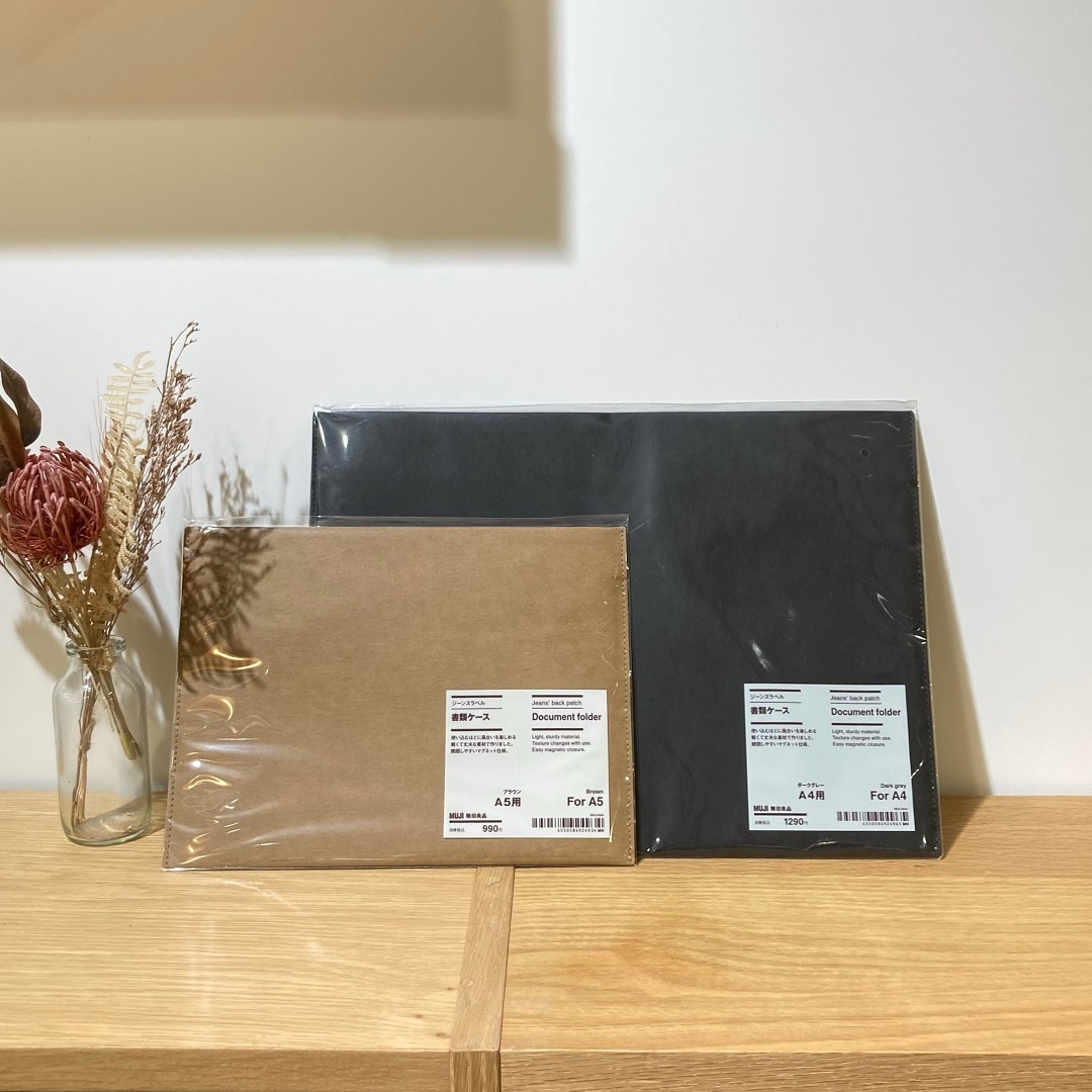 ジーンズラベル　書類ケース