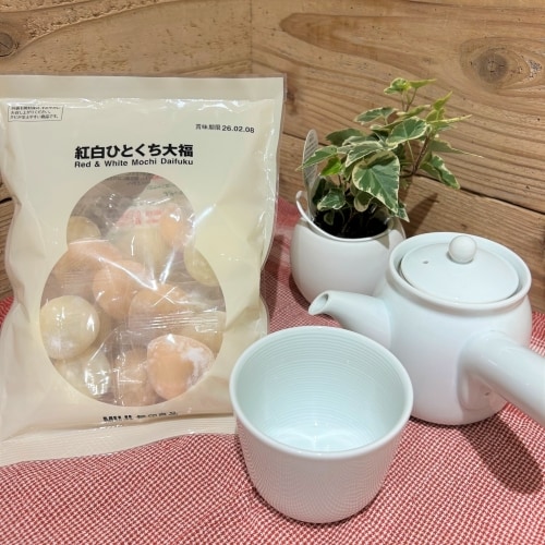 紅白ひとくち大福の画像