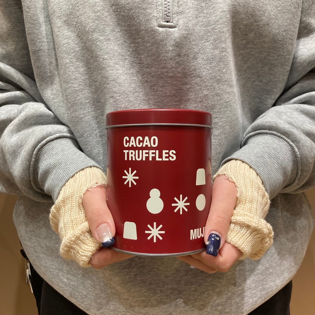 ギフト缶　カカオトリュフ　カカオニブ