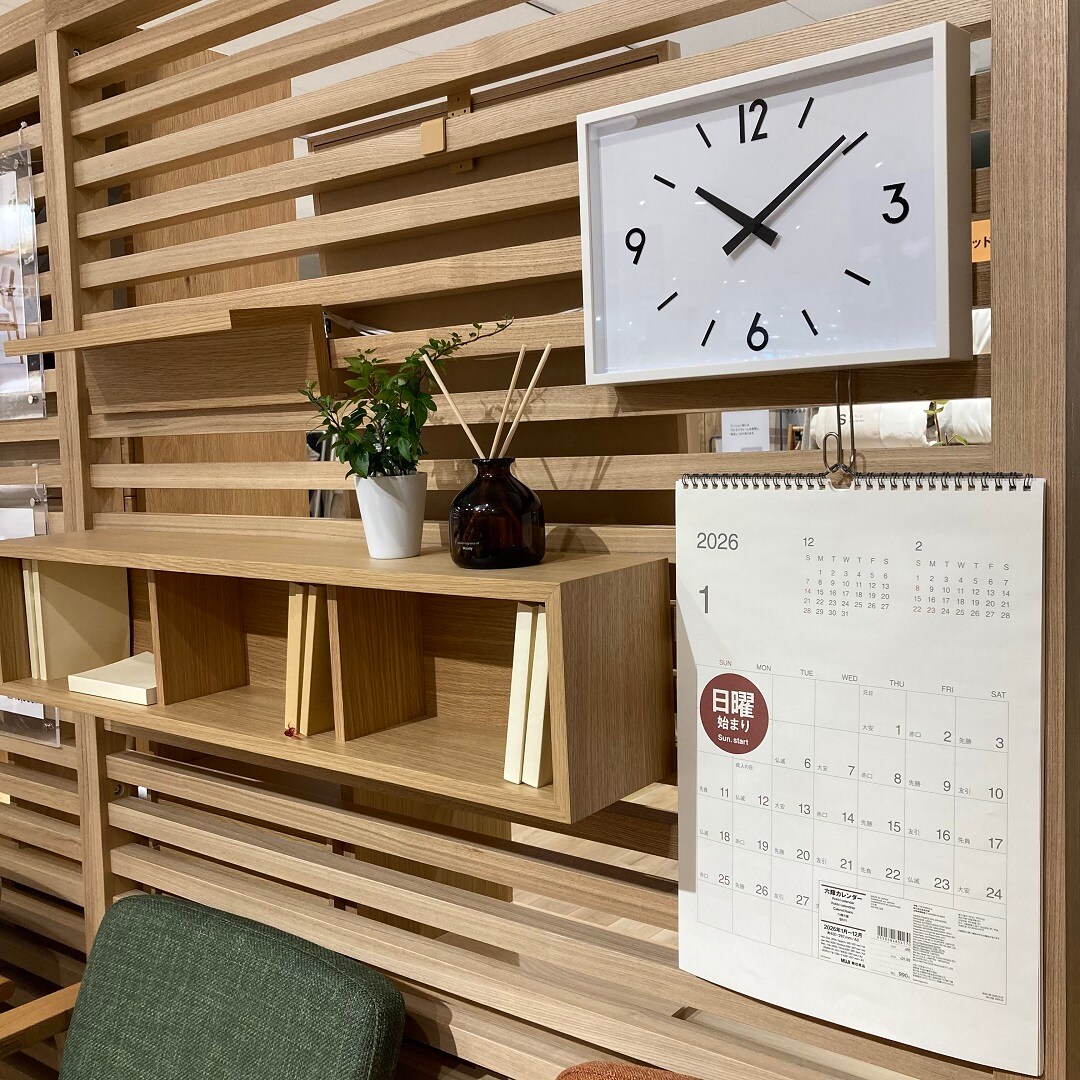 カレンダー飾った写真