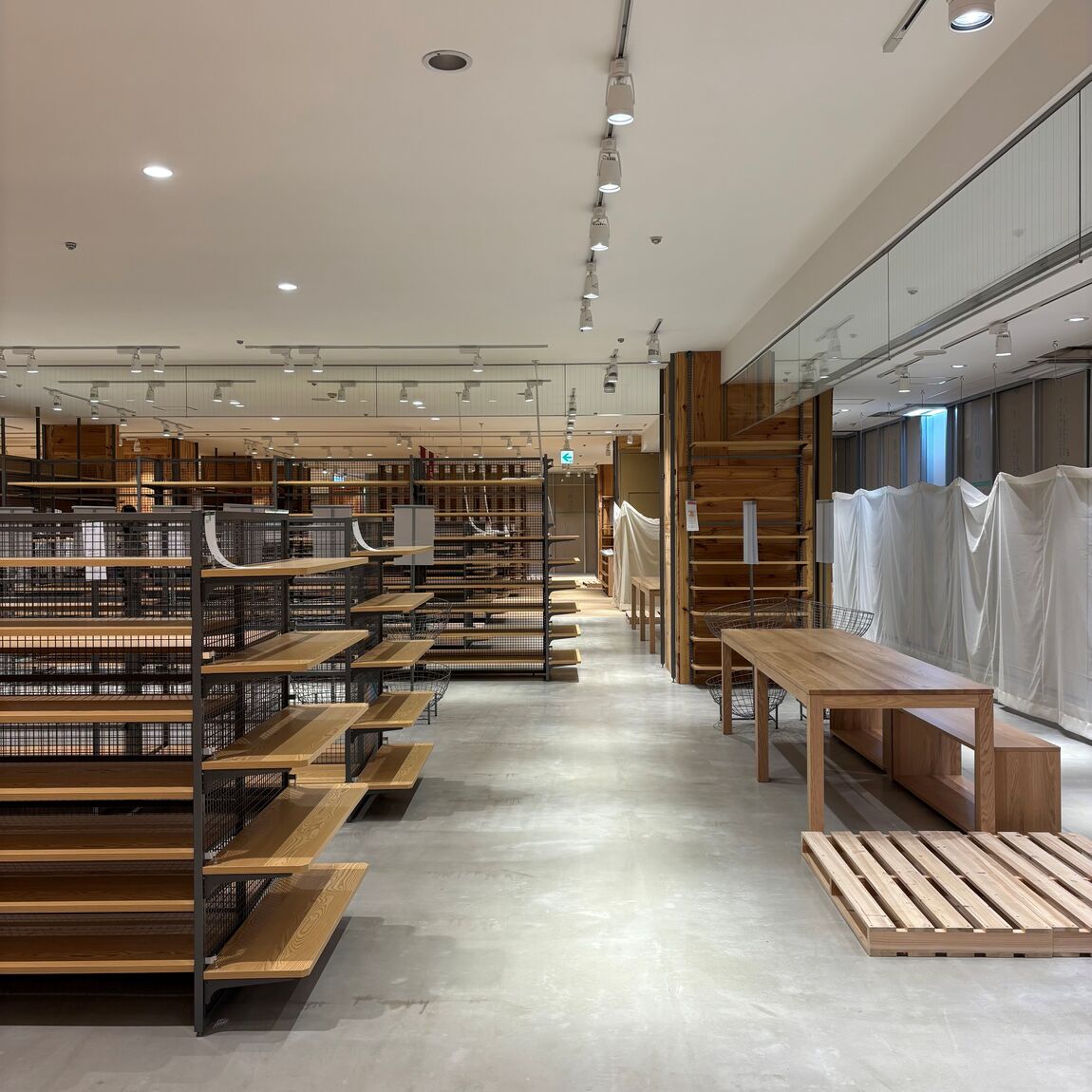 【メグリア本店】商品陳列がスタートします。