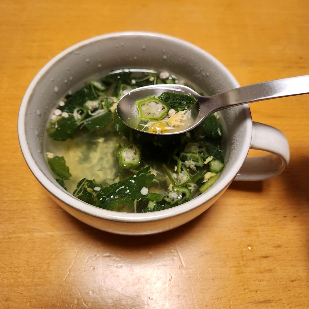 野菜たっぷりのフリーズドライスープはいかかでしょうか。