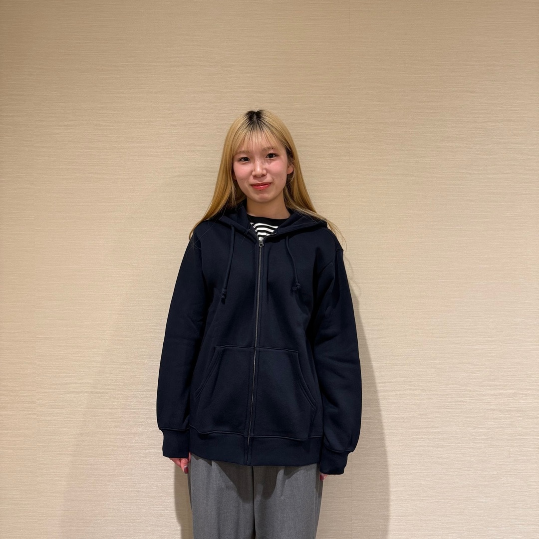 神戸阪急_パーカー_前閉め