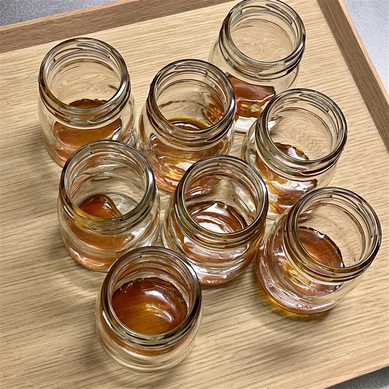 蒸篭プリンカラメル瓶