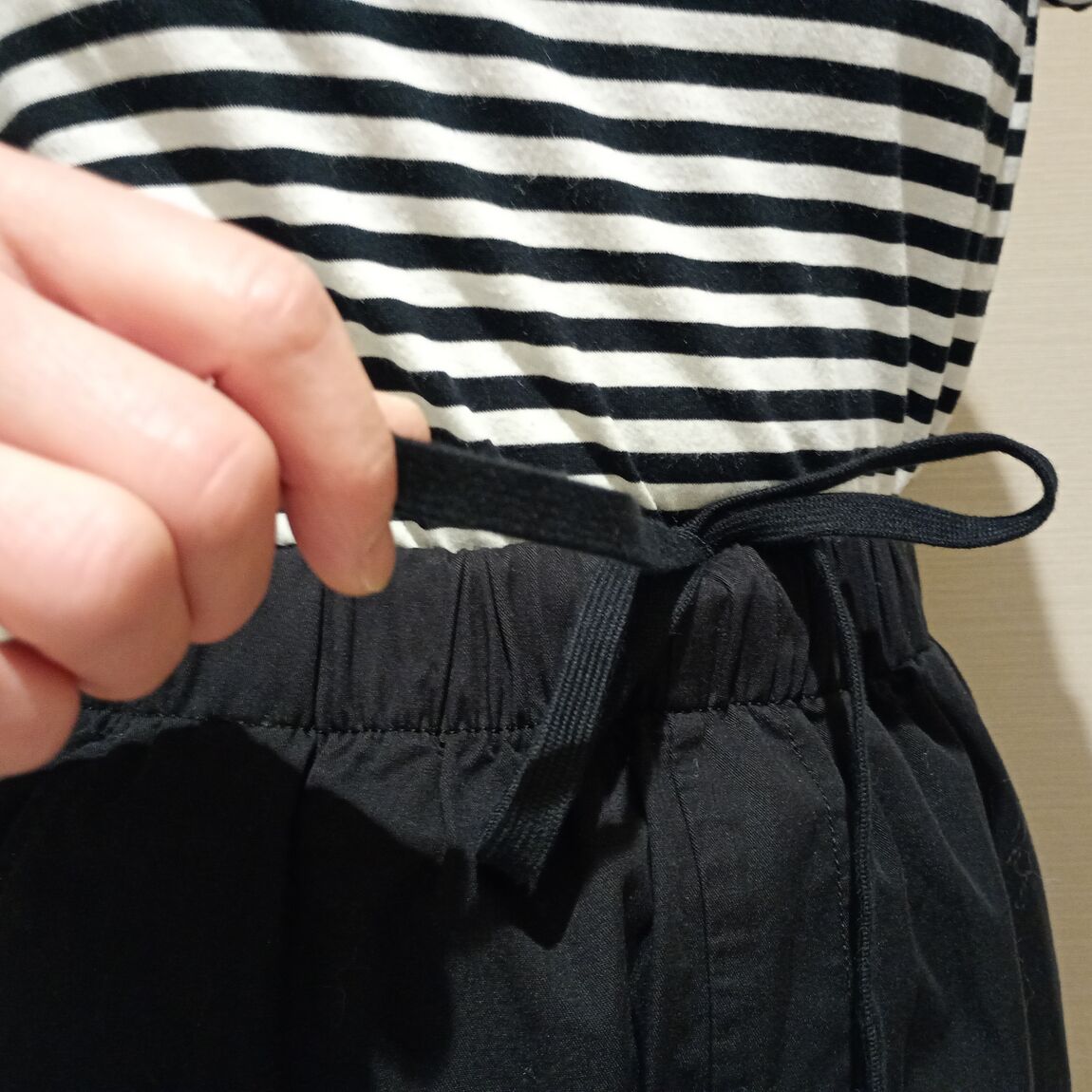 ウエストのアップ