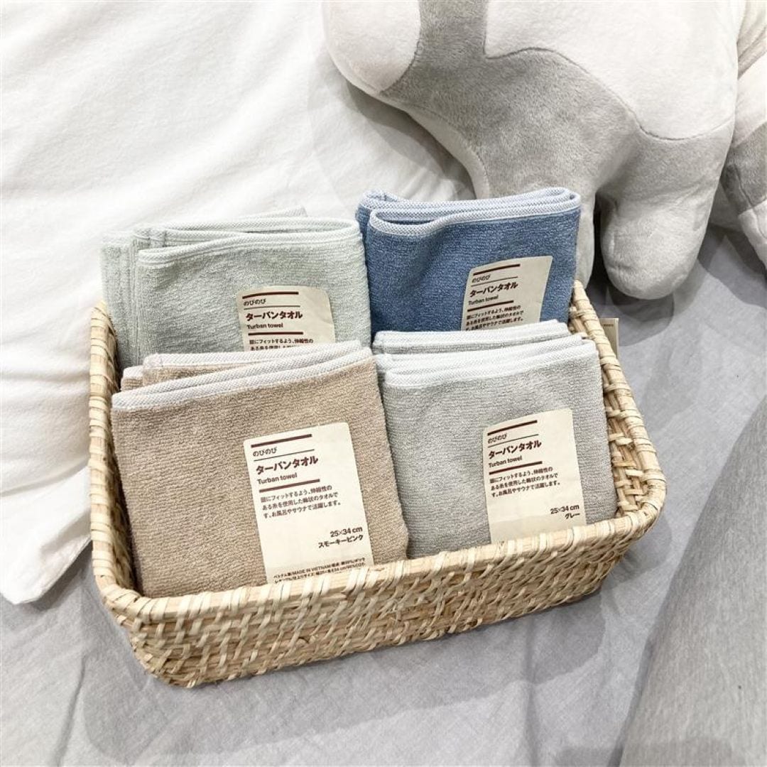 のびのびターバンタオル4種