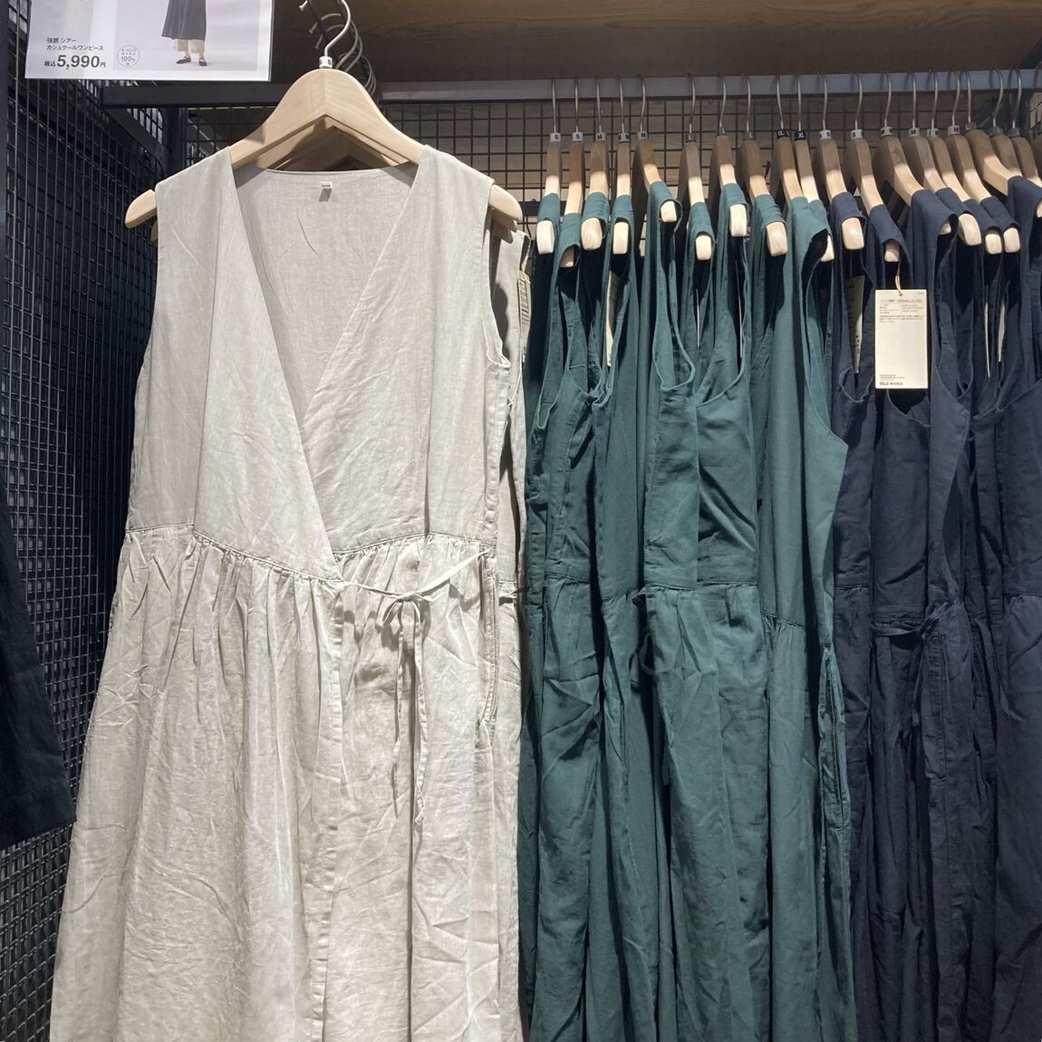 ワンピース売り場