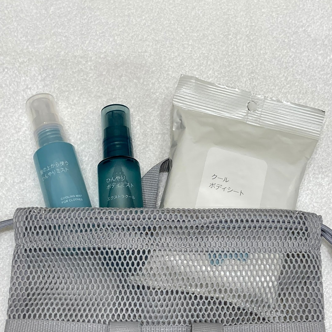 ひんやり携帯用サイズ２種類の写真