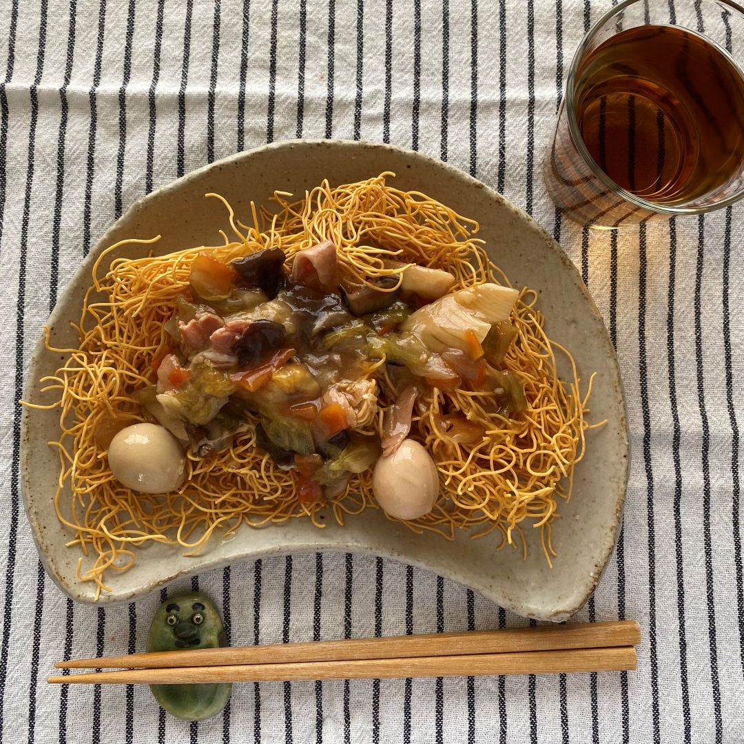 皿うどん完成