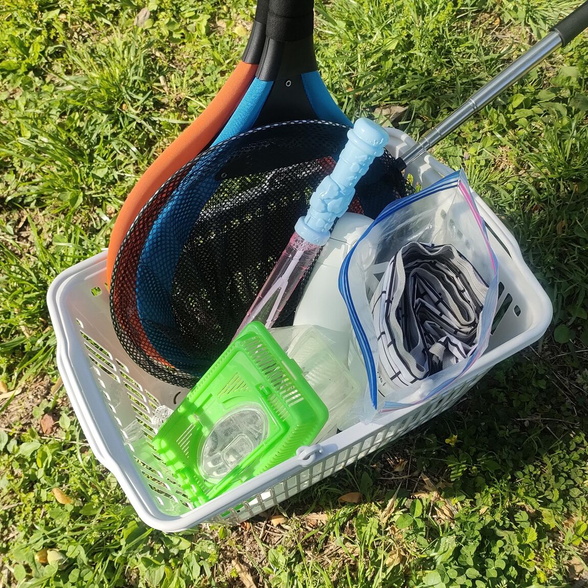 公園遊び利用の買い物かご