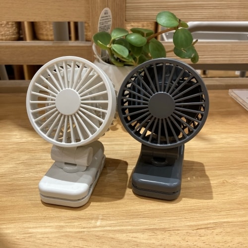 置いても使えるクリップファンミニ